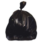 Heritage Linear Low-Density Can Liners, 60 gal, 1.25 mil, 38" x 58", Black, 100/Carton Item: HERH7658SK