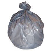 Heritage Linear Low-Density Can Liners, 45 gal, 1.7 mil, 39" x 46", Silver, 50/Carton Item: HERH7846WS