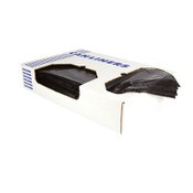 Heritage Linear Low-Density Can Liners with Dual-Dispense Box, 45 gal, 1.5 mil, 40" x 46", Black, Flat Pack, 100/Carton Item: HERH8046AK