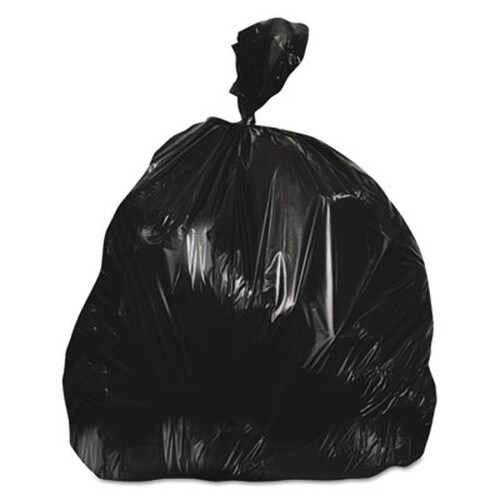 Heritage Linear Low-Density Can Liners, 56 gal, 0.7 mil, 43" x 47", Black, 100/Carton Item: HERH8647HK