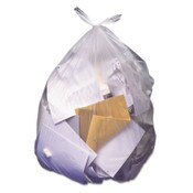 Heritage High-Density Waste Can Liners, 56 gal, 14 mic, 43" x 46", Natural, 25 Bags/Roll, 8 Rolls/Carton Item: HERV8646HNR01