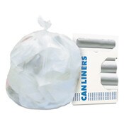 Heritage High-Density Waste Can Liners, 16 gal, 6 mic, 24" x 33", Natural, 50 Bags/Roll, 20 Rolls/Carton Item: HERZ4833RNR01