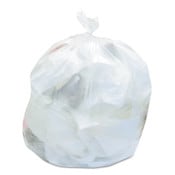 Heritage High-Density Waste Can Liners, 30 gal, 8 mic, 30" x 37", Natural, 25 Bags/Roll, 20 Rolls/Carton Item: HERZ6037LNR01
