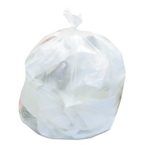 Heritage High-Density Waste Can Liners, 30 gal, 8 mic, 30" x 37", Natural, 25 Bags/Roll, 20 Rolls/Carton Item: HERZ6037LNR01
