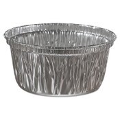 HFA® Aluminum Baking Cups, 4 oz, 3.38" Diameter x 1.56"h, 1,000/Carton Item: HFA34130