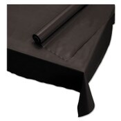 Hoffmaster® Plastic Roll Tablecover, 40" x 100 ft, Black Item: HFM113003