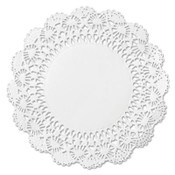 Hoffmaster® Cambridge Lace Doilies, Round, 10", White, 1,000/Carton Item: HFM500238