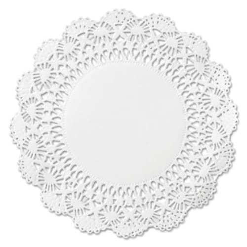 Hoffmaster® Cambridge Lace Doilies, Round, 10", White, 1,000/Carton Item: HFM500238