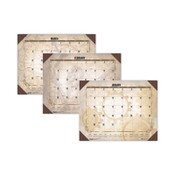House of Doolittle™ Recycled Vintage Desk Pad Calendar, Vintage Artwork, 22 x 17, Sepia Sheets, Brown Corners, 12-Month (Jan-Dec): 2025 Item: HOD157