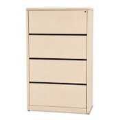 HON® 10500 Series Lateral File, 4 Legal/Letter-Size File Drawers, Natural Maple, 36" x 20" x 59.13" Item: HON10516DD