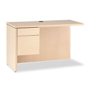 HON® 10500 Series L Workstation Return, 3/4 Height Left Ped, 48 x 24, Natural Maple Item: HON10516LDD