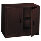HON® 10500 Series Storage Cabinet w/Doors, 36w x 20d x 29.5h, Mahogany Item: HON105291NN