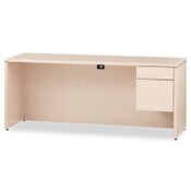 HON® 10500 Series 3/4-Height Right Pedestal Credenza, 72w x 24d x 29.5h, Natural Maple Item: HON10545RDD