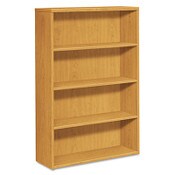 HON® 10500 Series Laminate Bookcase, Four-Shelf, 36w x 13-1/8d x 57-1/8h, Harvest Item: HON105534CC
