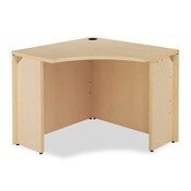 HON® 10500 Series Curved Corner Workstation, 36" x 36" x 29.5", Natural Maple Item: HON105810DD