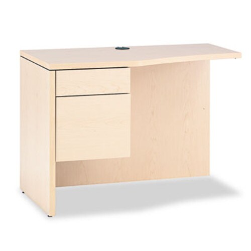 HON® 10500 Series Curved Return, Left, 42w x 18-24d x 29 1/2h, Natural Maple Item: HON105818LDD