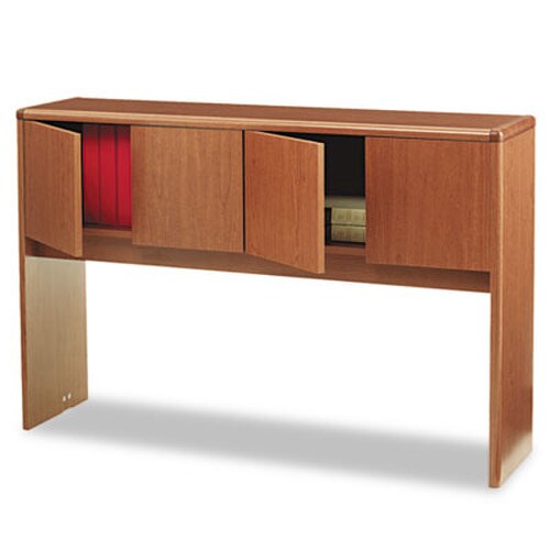 HON® 10700 Series Stack On Storage, 56.63w x 14.63d x 37.13h, Bourbon Cherry Item: HON10732HH