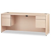 HON® 10700 Kneespace Credenza, 3/4 Height Pedestals, 72w x 24d x 29.5h, Natural Maple Item: HON10743DD