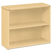 HON® 10700 Series Wood Bookcase, Two Shelf, 36w x 13 1/8d x 29 5/8h, Natural Maple Item: HON10752DD