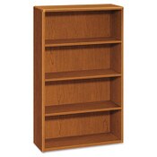 HON® 10700 Series Wood Bookcase, Four Shelf, 36w x 13 1/8d x 57 1/8h, Bourbon Cherry Item: HON10754HH