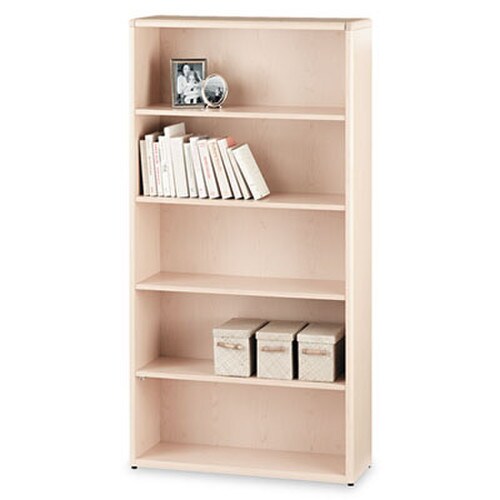 HON® 10700 Series Wood Bookcase, Five Shelf, 36w x 13 1/8d x 71h, Natural Maple Item: HON10755DD