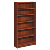 HON® 1870 Series Bookcase, Six-Shelf, 36w x 11.5d x 72.63h, Cognac Item: HON1876CO