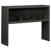 HON® 38000 Series Stack On Open Shelf Hutch, 48w x 13.5d x 34.75h, Charcoal Item: HON386548NS