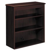 HON® 94000 Series Bookcase Hutch, 35.75w x 14.31d x 37h, Mahogany Item: HON94210NN