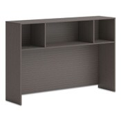 HON® Mod Desk Hutch, 3 Compartments, 60w x 14d x 39.75h, Slate Teak Item: HONLDH60LS1