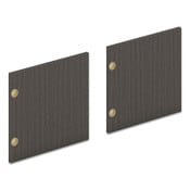 HON® Mod Laminate Doors for 48"W Mod Desk Hutch, 15.87 x 14.83, Slate Teak, 3/Carton Item: HONLDR48LMLS1