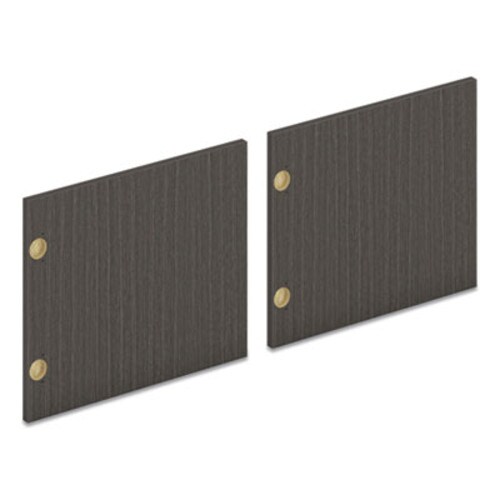 HON® Pair of Mod Laminate Doors for 72"W Mod Desk Hutch, 17.87 x 14.83, Slate Teak Item: HONLDR72LMLS1