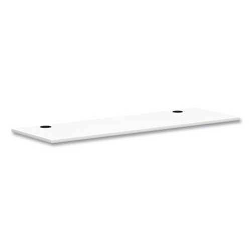 HON® Mod Worksurface, Rectangular, 72w x 24d, Simply White Item: HONPLRW7224LP1
