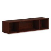 HON® Mod Wall Storage, 60w x 14d x 39.75h, Traditional Mahogany Item: HONPLWMH60LT1