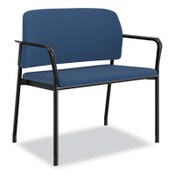HON® Accommodate Series Bariatric Chair with Arms, 33.5" x 21.5" x 32.5", Elysian Seat, Elysian Back, Charblack Legs Item: HONSB50FESX04CB
