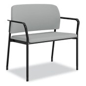 HON® Accommodate Series Bariatric Chair with Arms, 33.5" x 21.5" x 32.5", Flint Seat, Flint Back, Charblack Legs Item: HONSB50FESX39CB