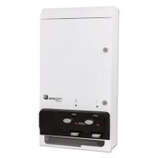 HOSPECO® Evogen Feminine Hygiene Dispenser, Metal, 14 x 7.75 x 26.25, White/Black Item: HOSEV1FREE
