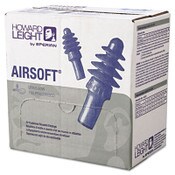 Howard Leight® by Honeywell DPAS-30W AirSoft Multiple-Use Earplugs, 27NRR, White Nylon Cord, BE, 100 Pairs Item: HOWDPAS30W