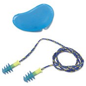 Howard Leight® by Honeywell FUS30 HP Fusion Multiple-Use Earplugs, Reg, 27NRR, Corded, BE/WE, 100 Pairs Item: HOWFUS30HP