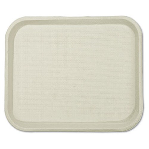Chinet® Savaday Molded Fiber Food Trays, 1-Compartment, 9 x 12 x 1, White, Paper, 250/Carton Item: HUH20802