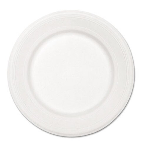 Chinet® Paper Dinnerware, Plate, 10.5" dia, White, 500/Carton Item: HUH21217