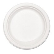 Chinet® Paper Dinnerware, Plate, 8.75" dia, White, 500/Carton Item: HUH21227