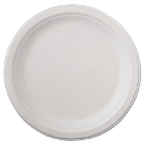 Chinet® Classic Paper Dinnerware, Plate, 9.75" dia, White, 125/Pack, 4 Packs/Carton Item: HUH21232