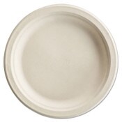 Chinet® Paper Pro Round Plates, 8.75" dia, White, 125/Pack, 4 Packs/Carton Item: HUH25775