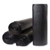 Inteplast Group Low-Density Commercial Can Liners, 45 gal, 1.2 mil, 40" x 46", Black, Interleaved Roll, 10 Bags/Roll, 10 Rolls/Carton Item: IBSECI404612K