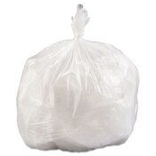 Inteplast Group High-Density Commercial Can Liner Value Pack, 33 gal, 14 mic, 33" x 39", Clear, Interleaved Roll, 25 Bags/Roll, 10 Rolls/CT Item: IBSVALH3340N16