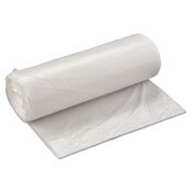 Inteplast Group High-Density Commercial Can Liner Value Pack, 60 gal, 19 mic, 38" x 58", Clear, Interleaved Roll, 25 Bags/Roll, 6 Rolls/CT Item: IBSVALH3860N22