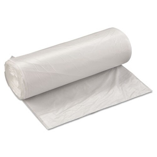 Inteplast Group High-Density Commercial Can Liner Value Pack, 60 gal, 19 mic, 38" x 58", Clear, Interleaved Roll, 25 Bags/Roll, 6 Rolls/CT Item: IBSVALH3860N22