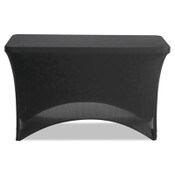 Iceberg iGear Fabric Table Cover, Polyester/Spandex, 24" x 48", Black Item: ICE16511