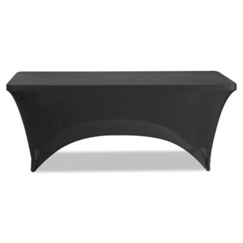 Iceberg iGear Fabric Table Cover, Polyester/Spandex, 30" x 72", Black Item: ICE16521