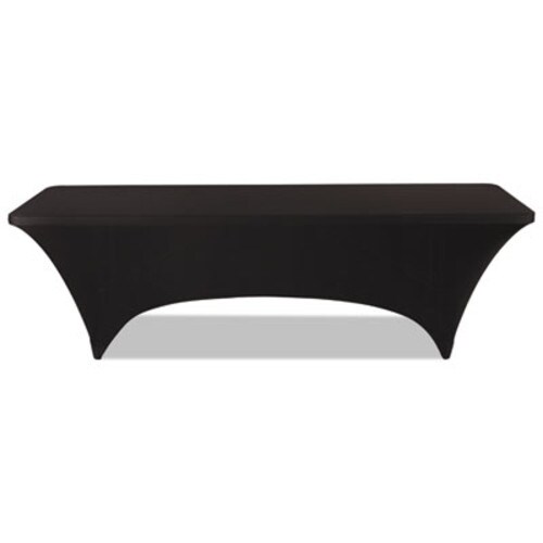 Iceberg iGear Fabric Table Cover, Polyester/Spandex, 30" x 96", Black Item: ICE16531